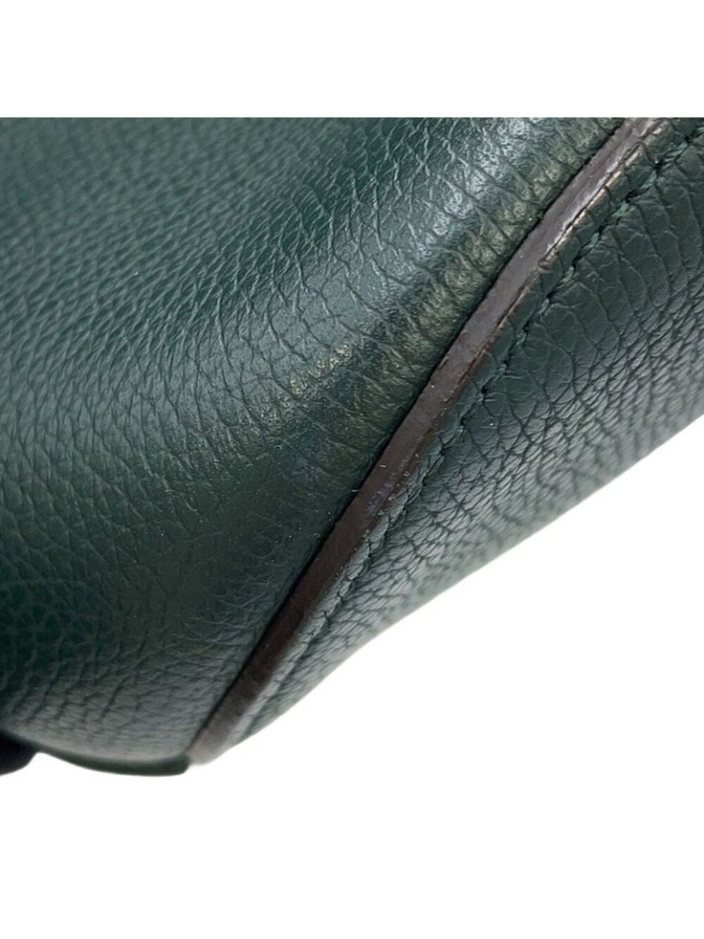 ★SOLD★ Celine Handbag Big Bag Nano Bucket 2-Way Dark Green - Picture 7 of 10
